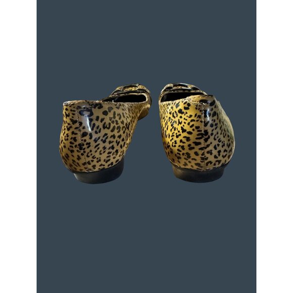 Leopard Print Square Toe Flats Womens Shoes 6.5M By Philicia Synthetic Material - Picture 14 of 15